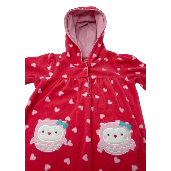 2 Baby Girl's Sleepers & 1 Romper Size 18 Months - Picture 7 of 9